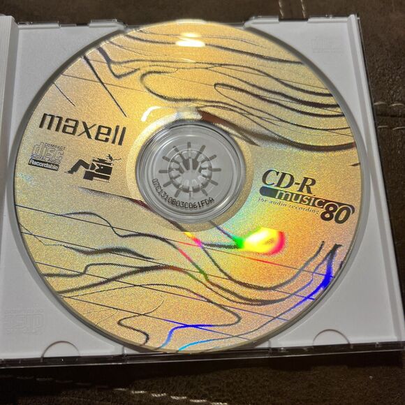 Maxell CD-R Music 80 min for audio recording Rip Disc Play Back In Car disc man - Picture 9 of 11